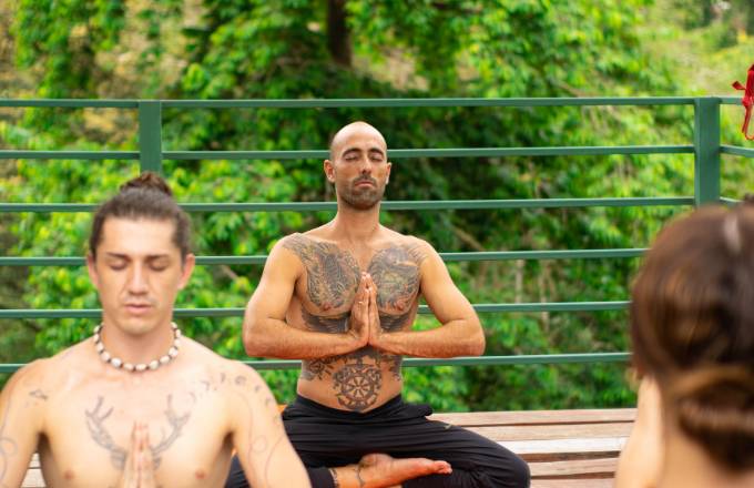 Yoga at the Ceibo Tree